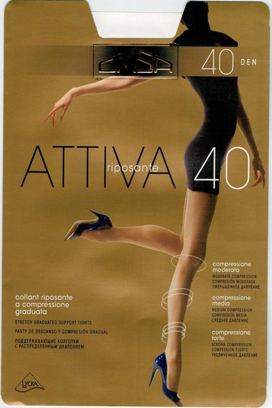 Колготи жіночі OMSA Attiva 40 den Колготи жіночі OMSA Attiva 40 den