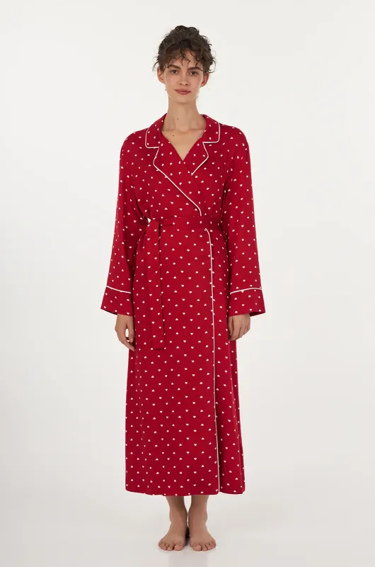 Халат жіночий RED LOVE червоний