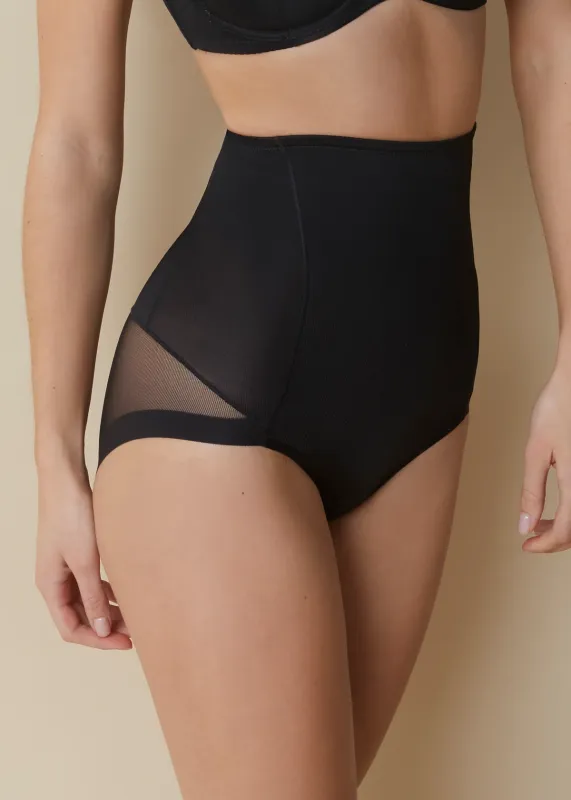 Трусики сліп моделюючі високі з прозорими вставками 903 Control Selene