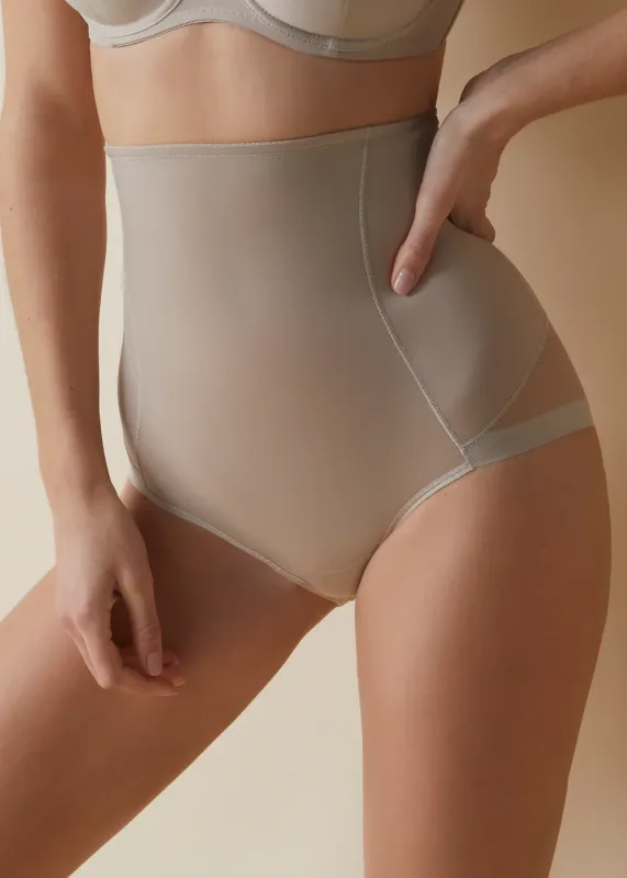 Трусики сліп моделюючі високі з прозорими вставками 903 Control Selene